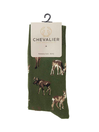 CHEVALIER Pomeroy socks Rifle green deer