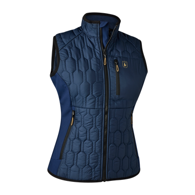 Deerhunter Lady Mossdale quiltad väst, dress blue